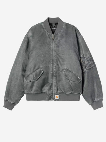 CARHARTT WIP Bomber Orman heavy enzyme wash Grafite