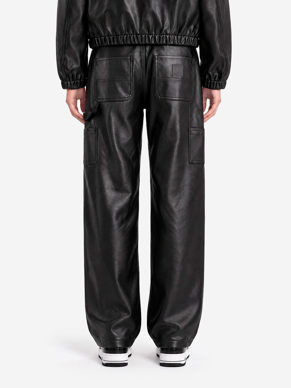 CARHARTT WIP W' Pantaloni Arizona in pelle sintetica neri Black Urbanstaroma