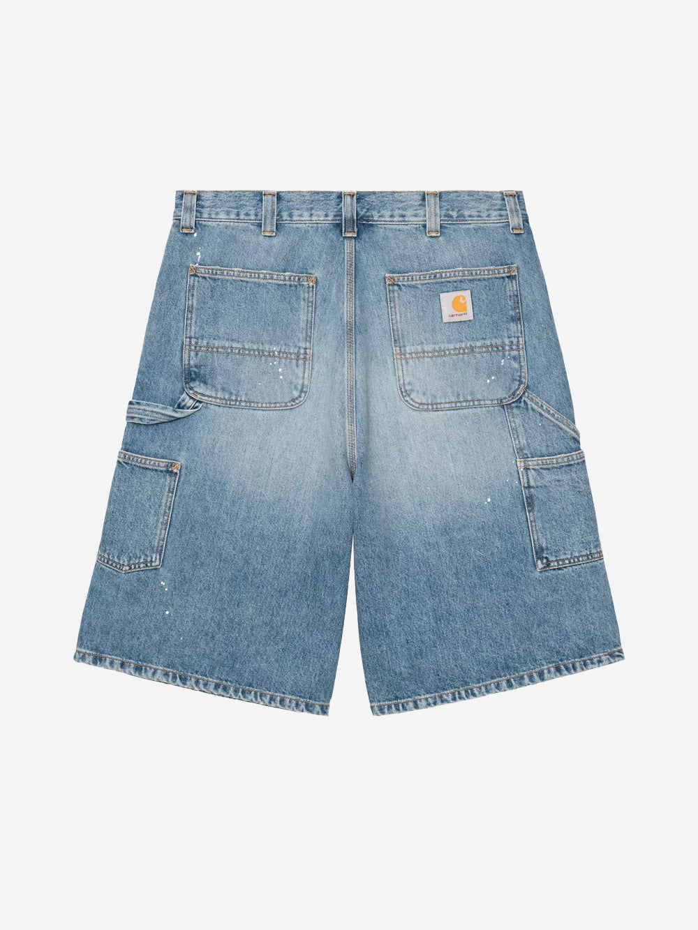 CARHARTT WIP Shorts 'Single Knee' OG in denim destroy wash Indigo Urbanstaroma