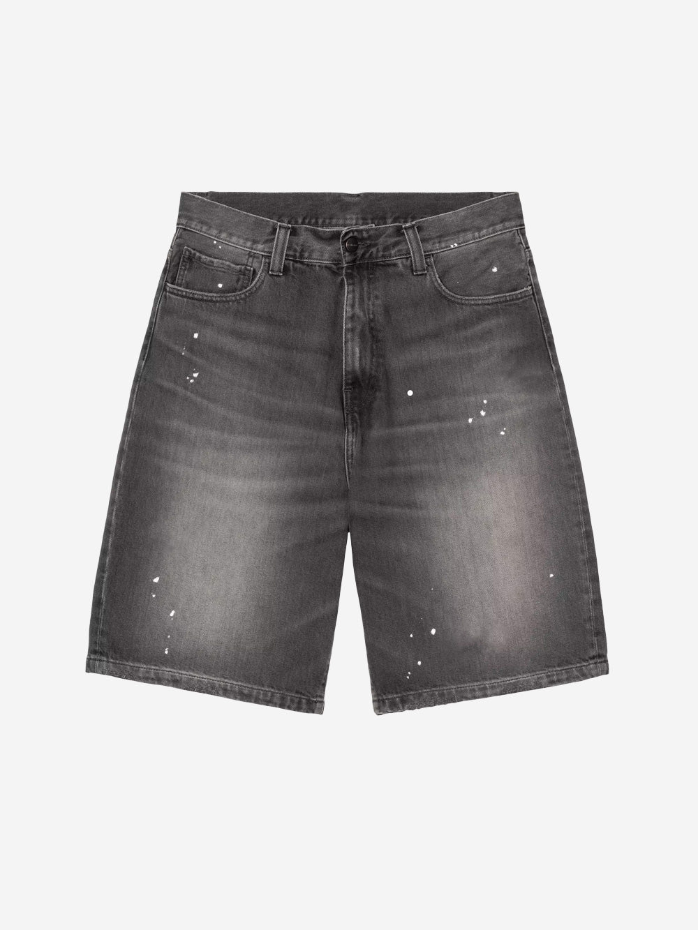 CARHARTT WIP Shorts 'Landon' in denim nero lavaggio destroyed Nero Urbanstaroma