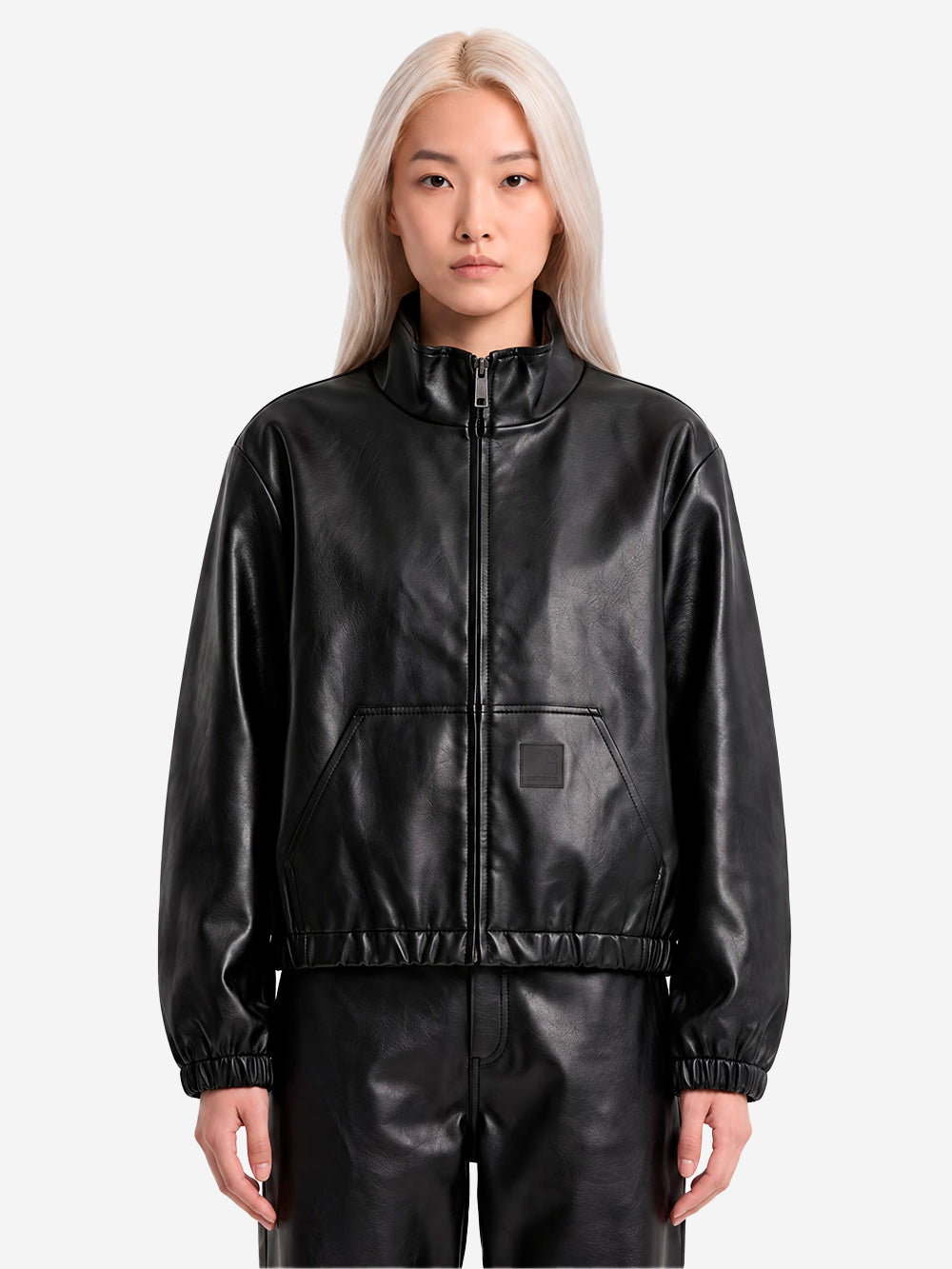 CARHARTT WIP W' Giacca Arizona in pelle sintetica nera Black Urbanstaroma