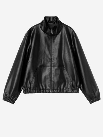 CARHARTT WIP W' Giacca Arizona in pelle sintetica nera Black