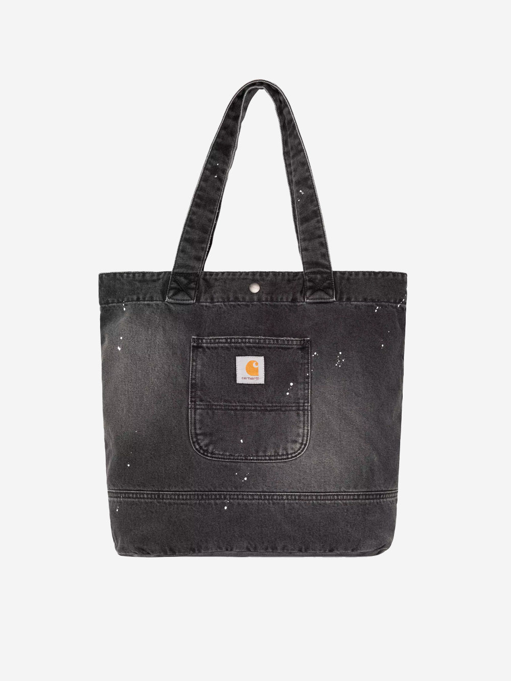 CARHARTT WIP Tote in denim nero destroyed (28l) Nero Urbanstaroma