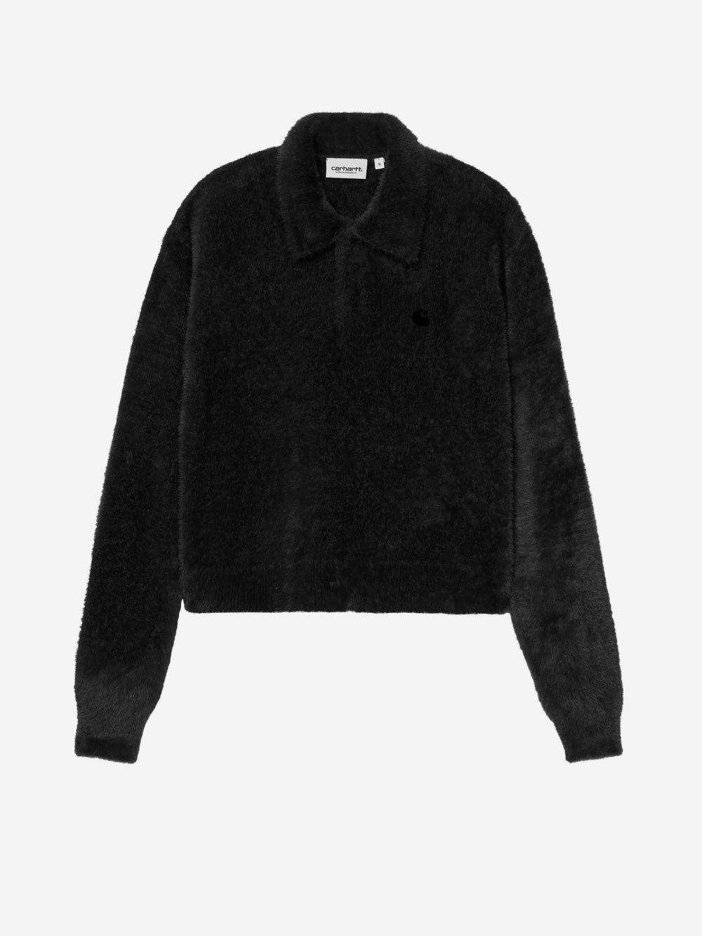 CARHARTT WIP W' Maglia Polo Maine a maniche lunghe nera Nero Urbanstaroma