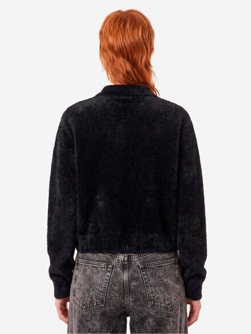 CARHARTT WIP W' Maglia Polo Maine a maniche lunghe nera Nero