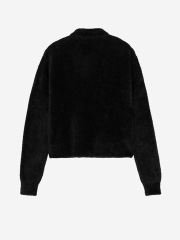 CARHARTT WIP W' Maglia Polo Maine a maniche lunghe nera Nero