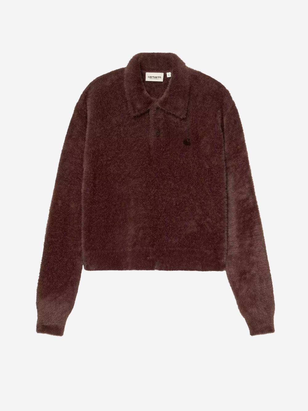CARHARTT WIP W' Maglia Polo Maine a maniche lunghe marrone Cioccolato Urbanstaroma