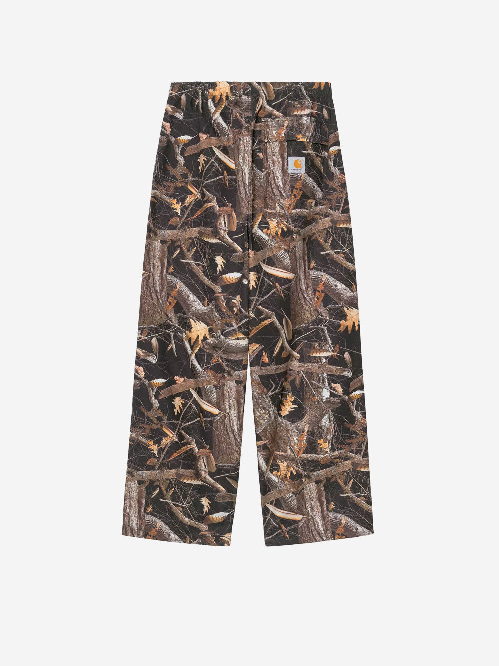 CARHARTT WIP Fletcher Pant con stampa Camo Feather Tree Marrone Urbanstaroma