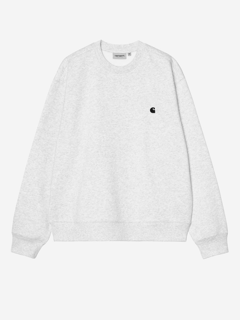 CARHARTT WIP Mack Felpa in misto cotone grigia Grigio chiaro Urbanstaroma