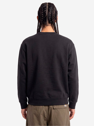 CARHARTT WIP Mack Felpa in misto cotone nera Nera