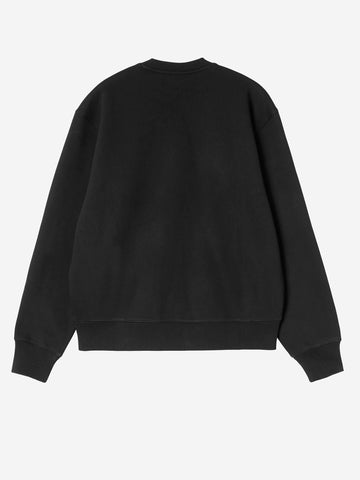 CARHARTT WIP Mack Felpa in misto cotone nera Nera