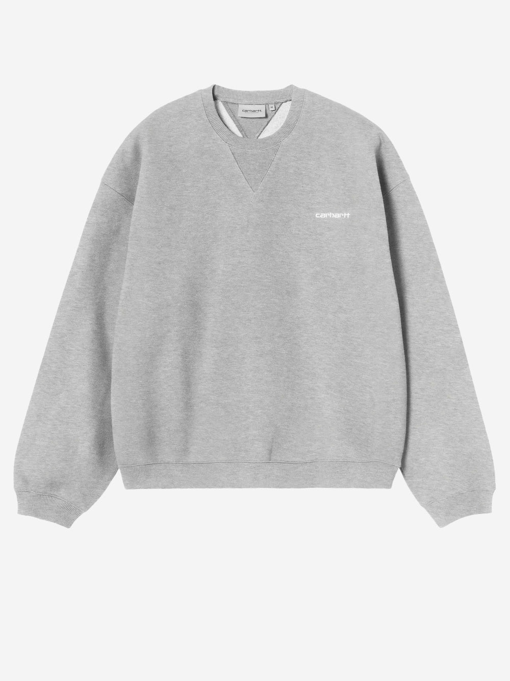 CARHARTT WIP Ebbert Felpa in misto cotone grigia Grigio Urbanstaroma