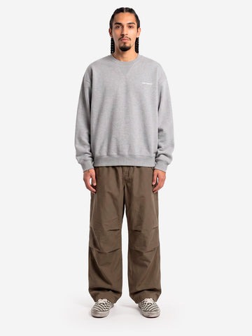 CARHARTT WIP Ebbert Felpa in misto cotone grigia Grigio