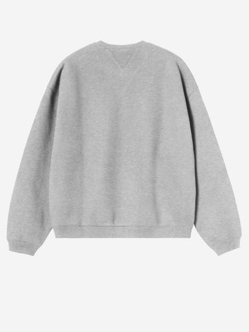 CARHARTT WIP Ebbert Felpa in misto cotone grigia Grigio