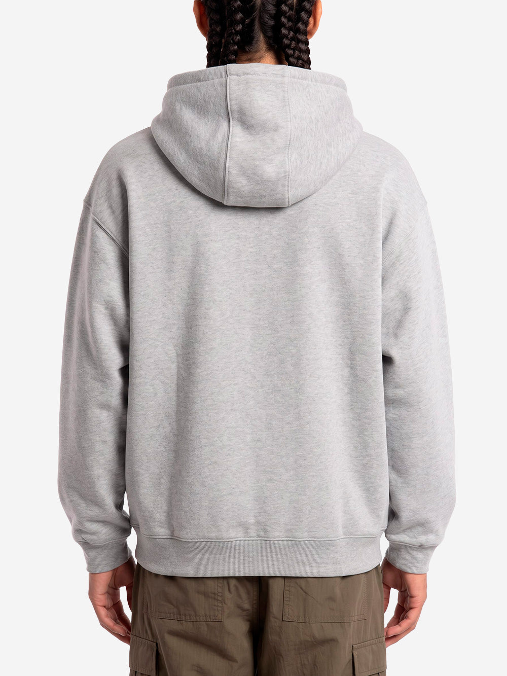 CARHARTT WIP Hooded Ebbert Felpa con zip grigia Grigio Urbanstaroma