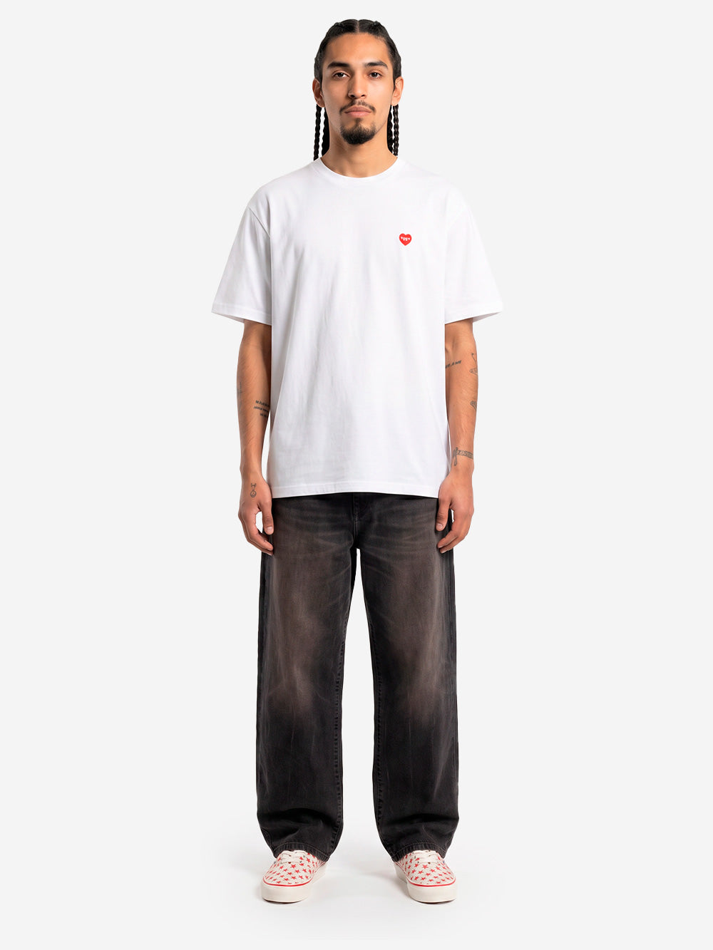 CARHARTT WIP T-shirt bianca S/S 'Small Heart' Bianco Urbanstaroma