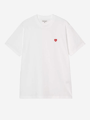 CARHARTT WIP T-shirt bianca S/S 'Small Heart' Bianco