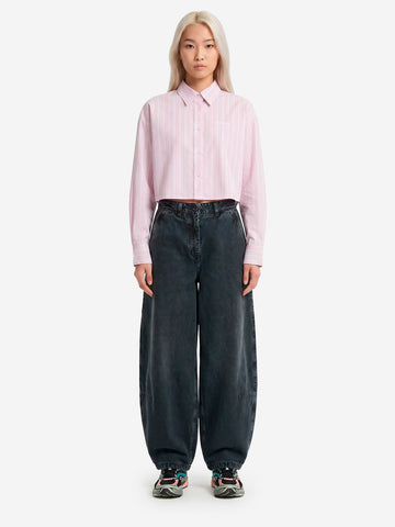 CARHARTT WIP Camicia L/S 'Kanan' a righe rosa Rosa