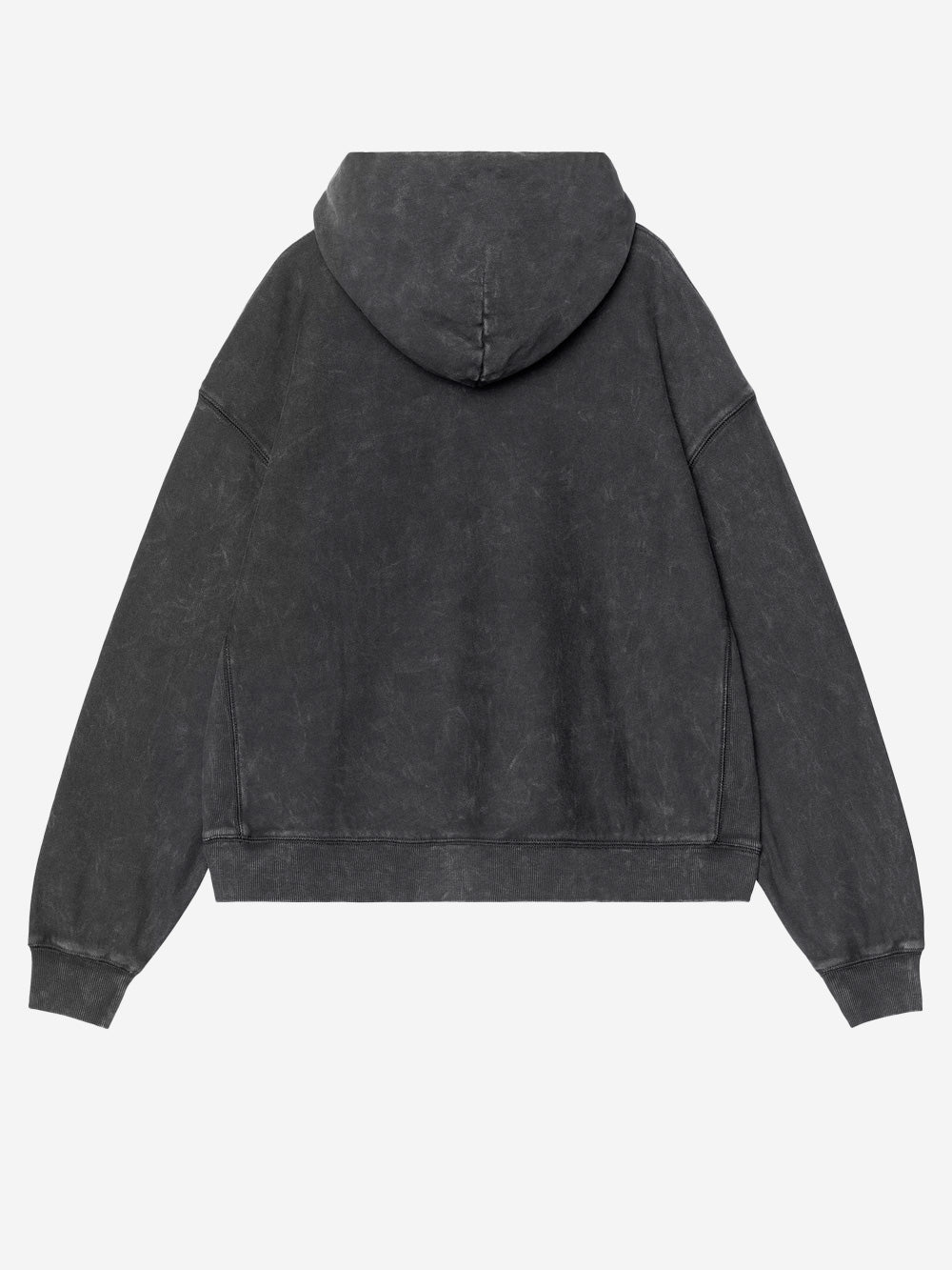 CARHARTT WIP Felpa 'Lambert' nera lavata con cappuccio Grigio lavato Urbanstaroma