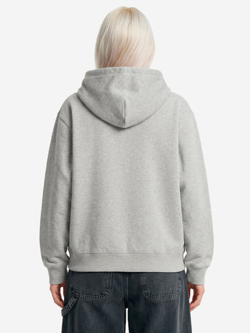 CARHARTT WIP Felpa grigia con cappuccio HD Small Heart Patch Grigio
