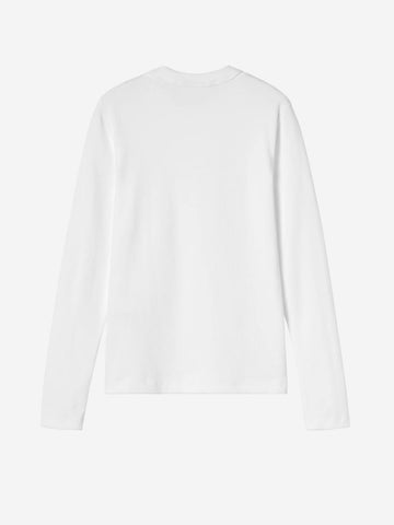CARHARTT WIP T-shirt a manica lunga 'Philipa' bianca in cotone elasticizzato Bianco