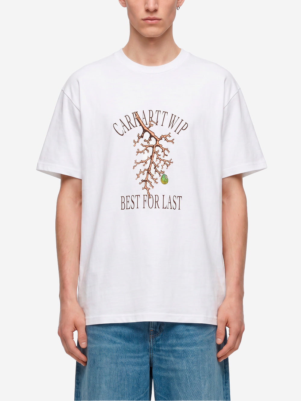CARHARTT WIP T-shirt bianca S/S 'Grape Picker' Bianco Urbanstaroma