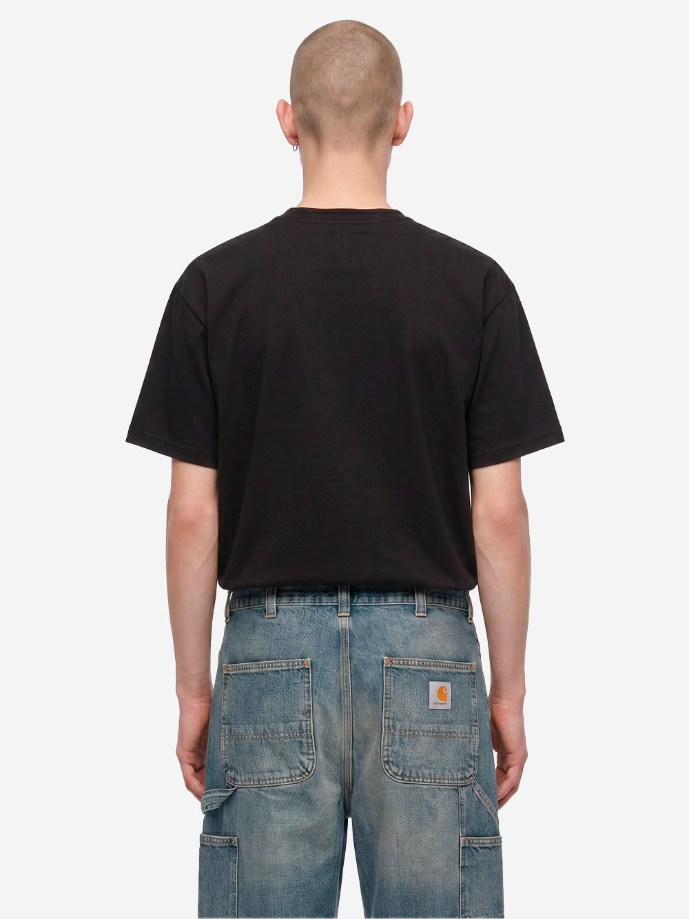 CARHARTT WIP T-shirt nera S/S 'Grape Picker' Nero Urbanstaroma