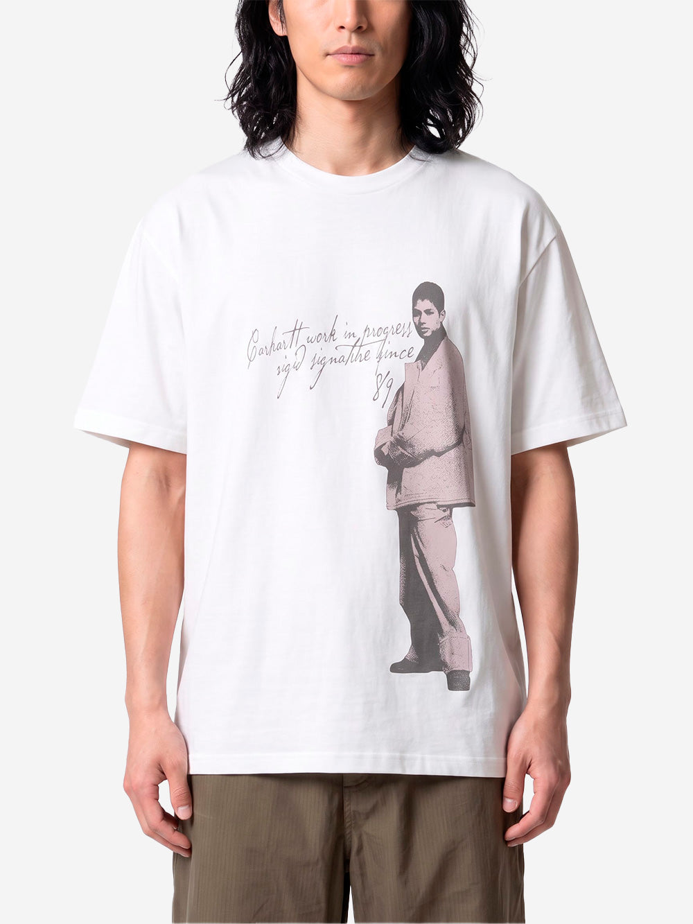 CARHARTT WIP T-shirt bianca Archive 95 Bianco Urbanstaroma