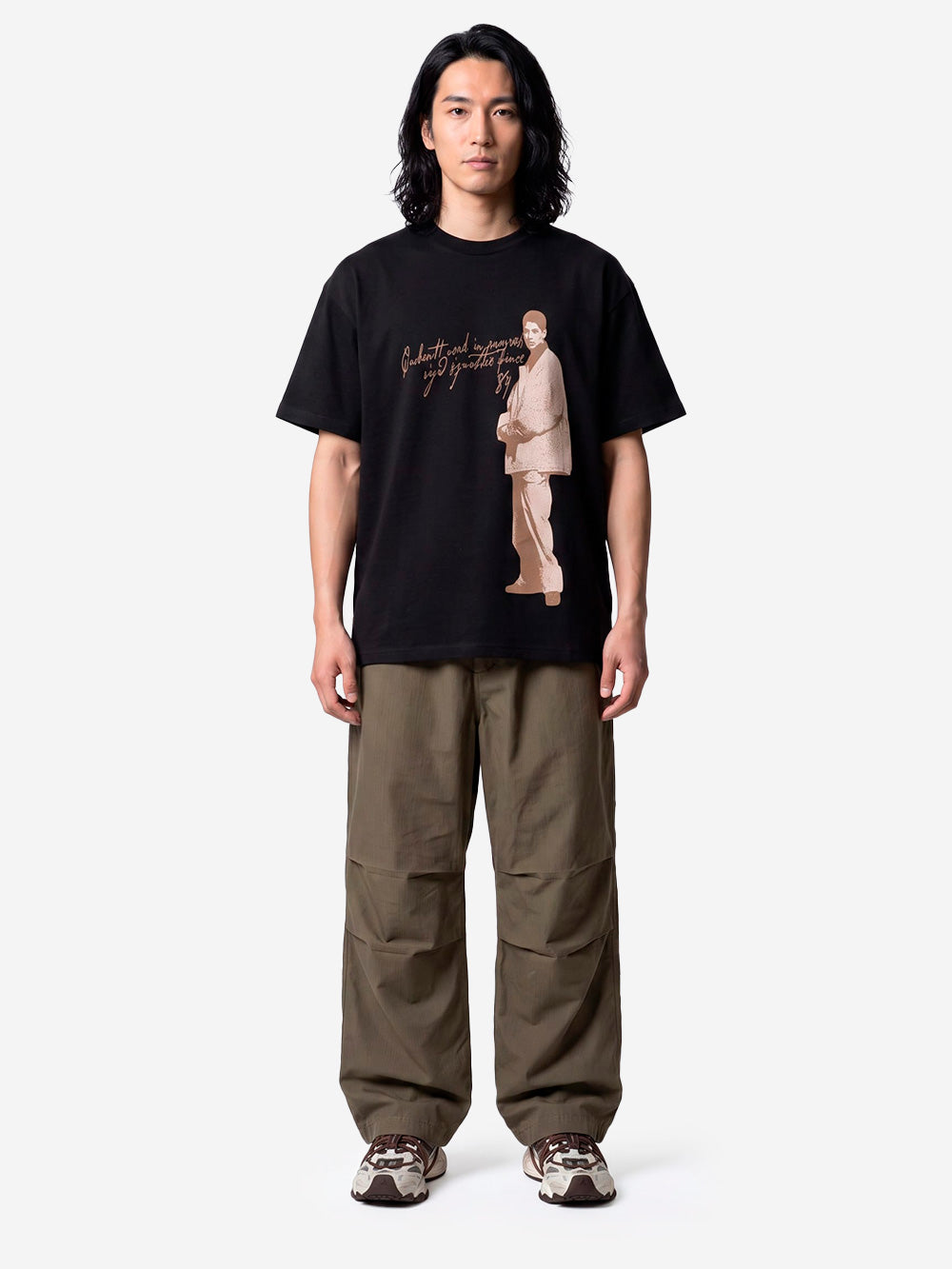 CARHARTT WIP T-shirt nera Archive 95 Nero Urbanstaroma