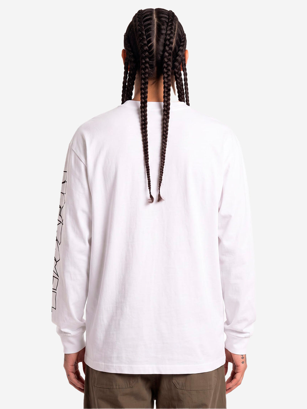 CARHARTT WIP T-shirt Blinkerfluid a maniche lunghe bianca Bianco Urbanstaroma