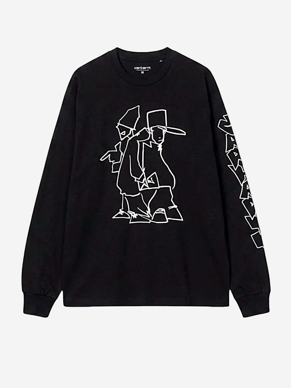 CARHARTT WIP T-shirt Blinkerfluid a maniche lunghe nera Nera Urbanstaroma