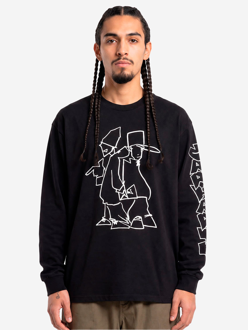 CARHARTT WIP T-shirt Blinkerfluid a maniche lunghe nera Nera Urbanstaroma