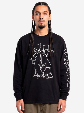 CARHARTT WIP T-shirt Blinkerfluid a maniche lunghe nera Nera