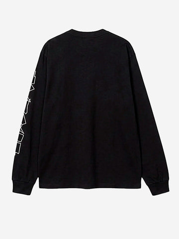 CARHARTT WIP T-shirt Blinkerfluid a maniche lunghe nera Nera