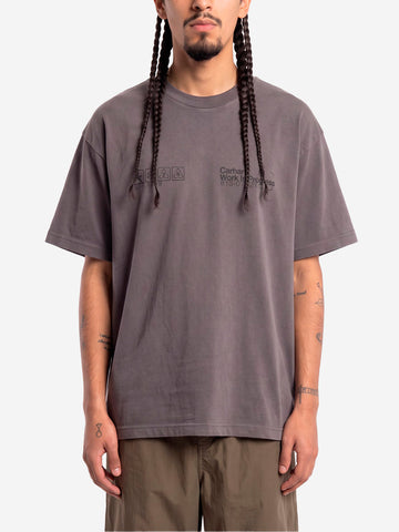 CARHARTT WIP S/S Boxed T-shirt grigio scuro grigio