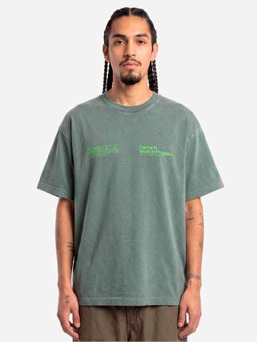 CARHARTT WIP S/S Boxed T-shirt verde Verde