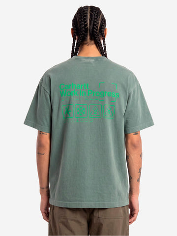 CARHARTT WIP S/S Boxed T-shirt verde Verde
