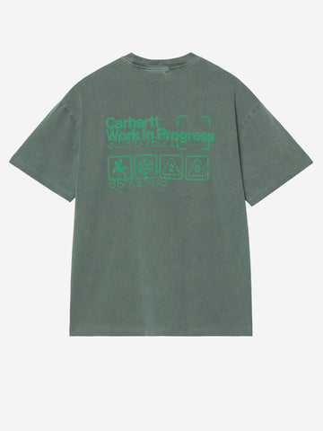 CARHARTT WIP S/S Boxed T-shirt verde Verde