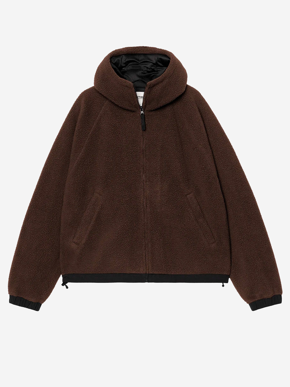 CARHARTT WIP W'Hooded Limm C Fleece Giacchetto Cioccolato Urbanstaroma