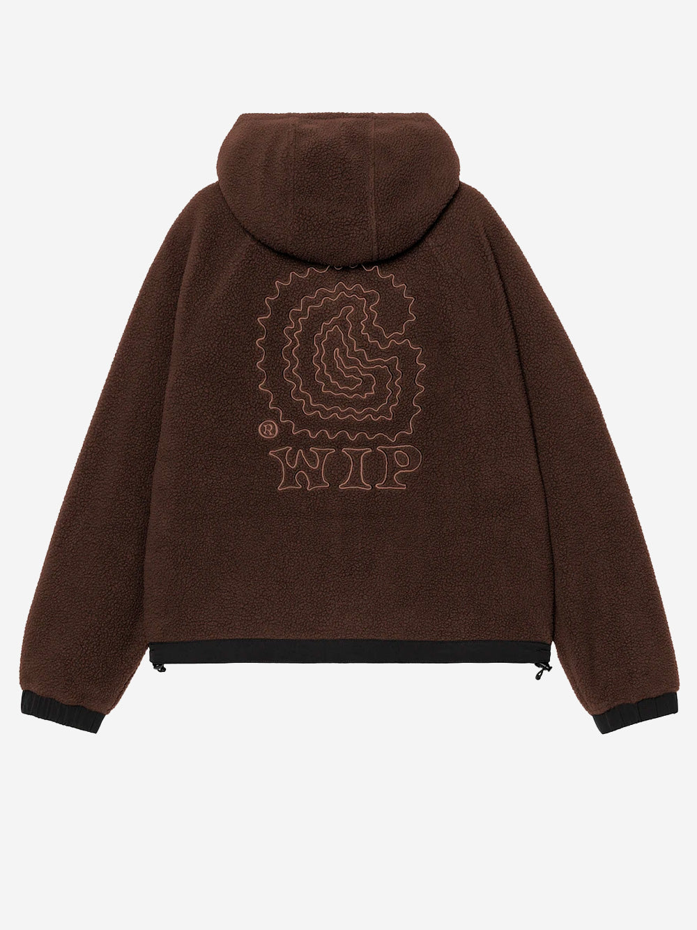 CARHARTT WIP W'Hooded Limm C Fleece Giacchetto Cioccolato Urbanstaroma