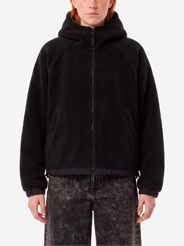 CARHARTT WIP W'Hooded Limm C Fleece Giacchetto Nero