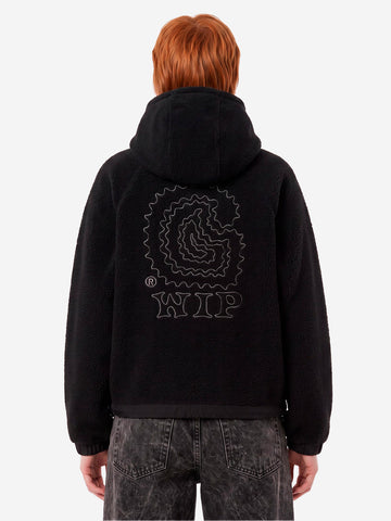 CARHARTT WIP W'Hooded Limm C Fleece Giacchetto Nero