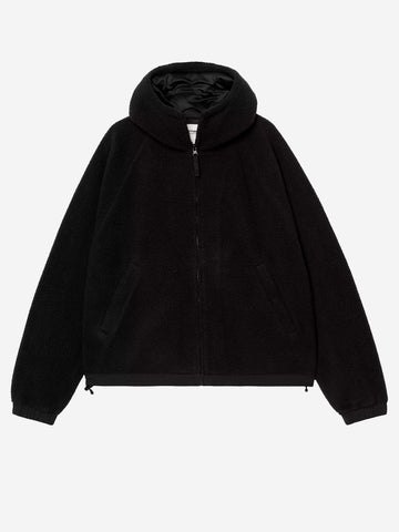 CARHARTT WIP W'Hooded Limm C Fleece Giacchetto Nero