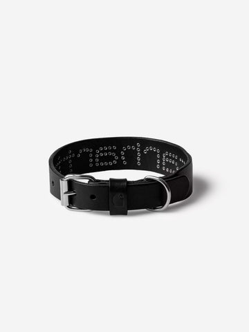 CARHARTT WIP Script Studs Collare per cani S/M Nero