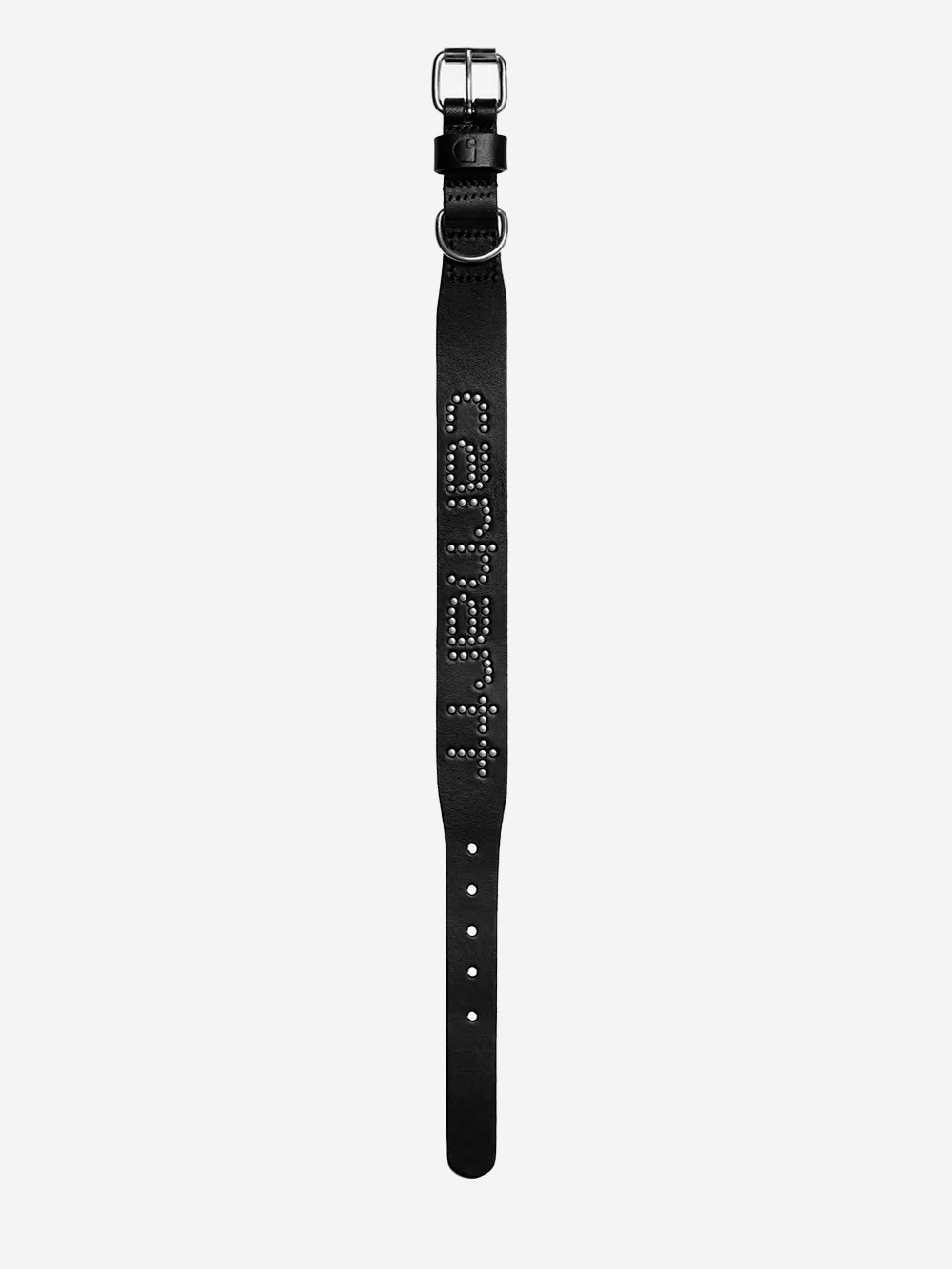CARHARTT WIP Script Studs Collare per cani S/M Nero Urbanstaroma