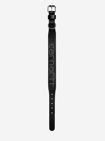 CARHARTT WIP Script Studs Collare per cani S/M Nero