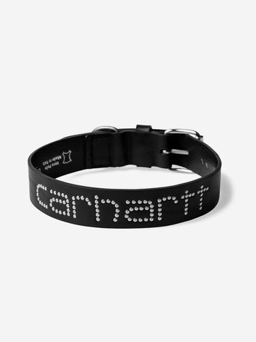 CARHARTT WIP Script Studs Collare per cani M/L Nero