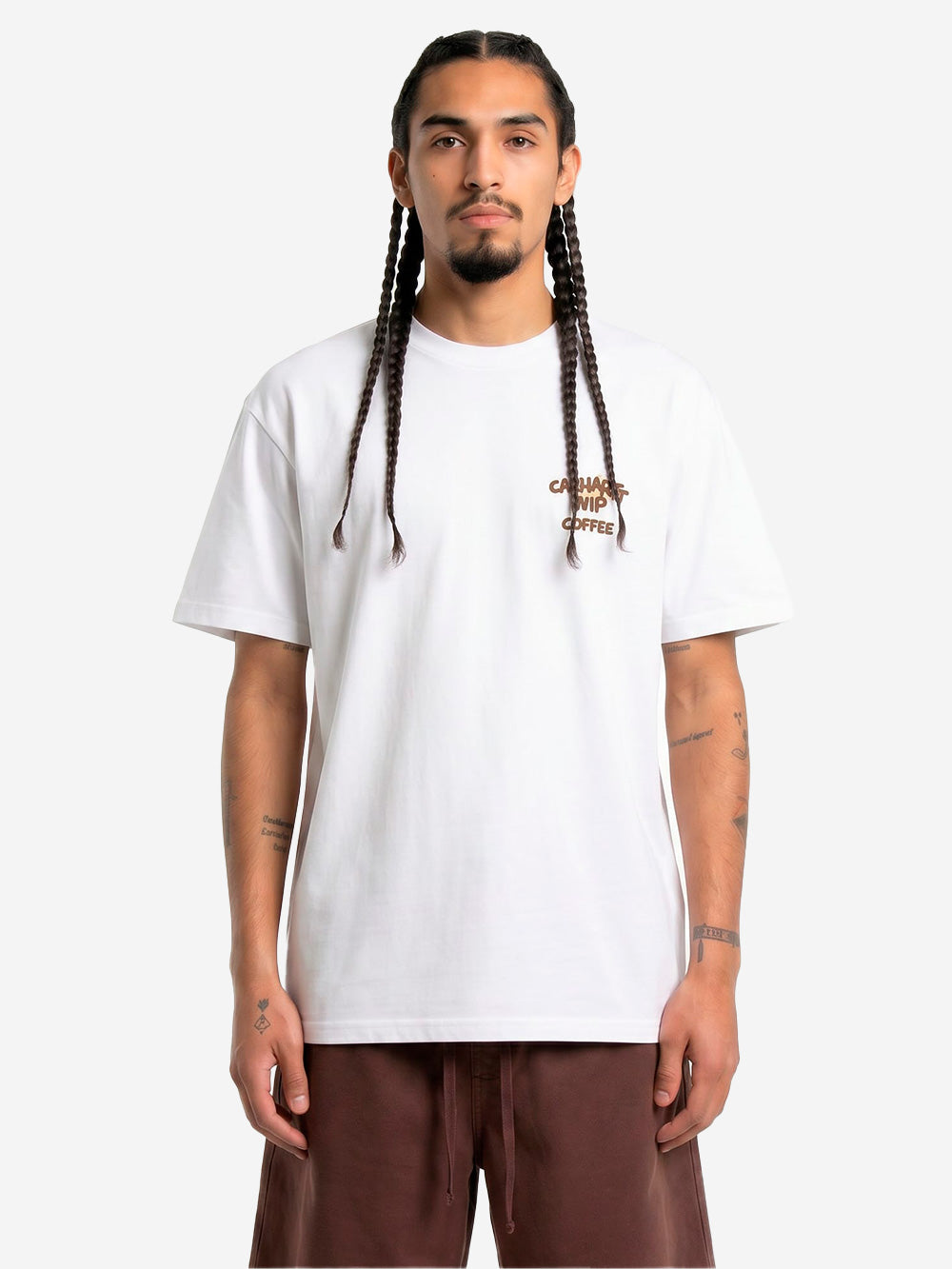 CARHARTT WIP T-shirt bianca con grafica 'Coffee Break' Bianco Urbanstaroma