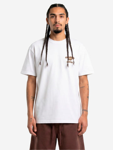 CARHARTT WIP T-shirt bianca con grafica 'Coffee Break' Bianco