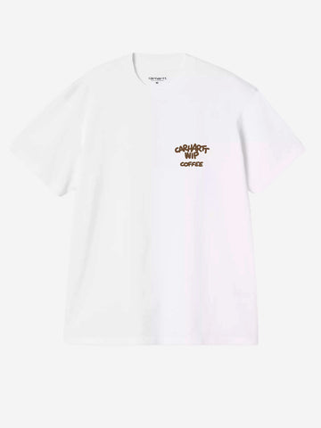 CARHARTT WIP T-shirt bianca con grafica 'Coffee Break' Bianco